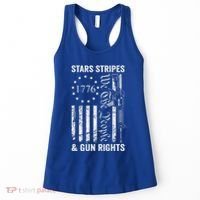 Stars Stripes And Gun Rights Pro Guns 2nd Amendment Women's Tank Top thumb 0