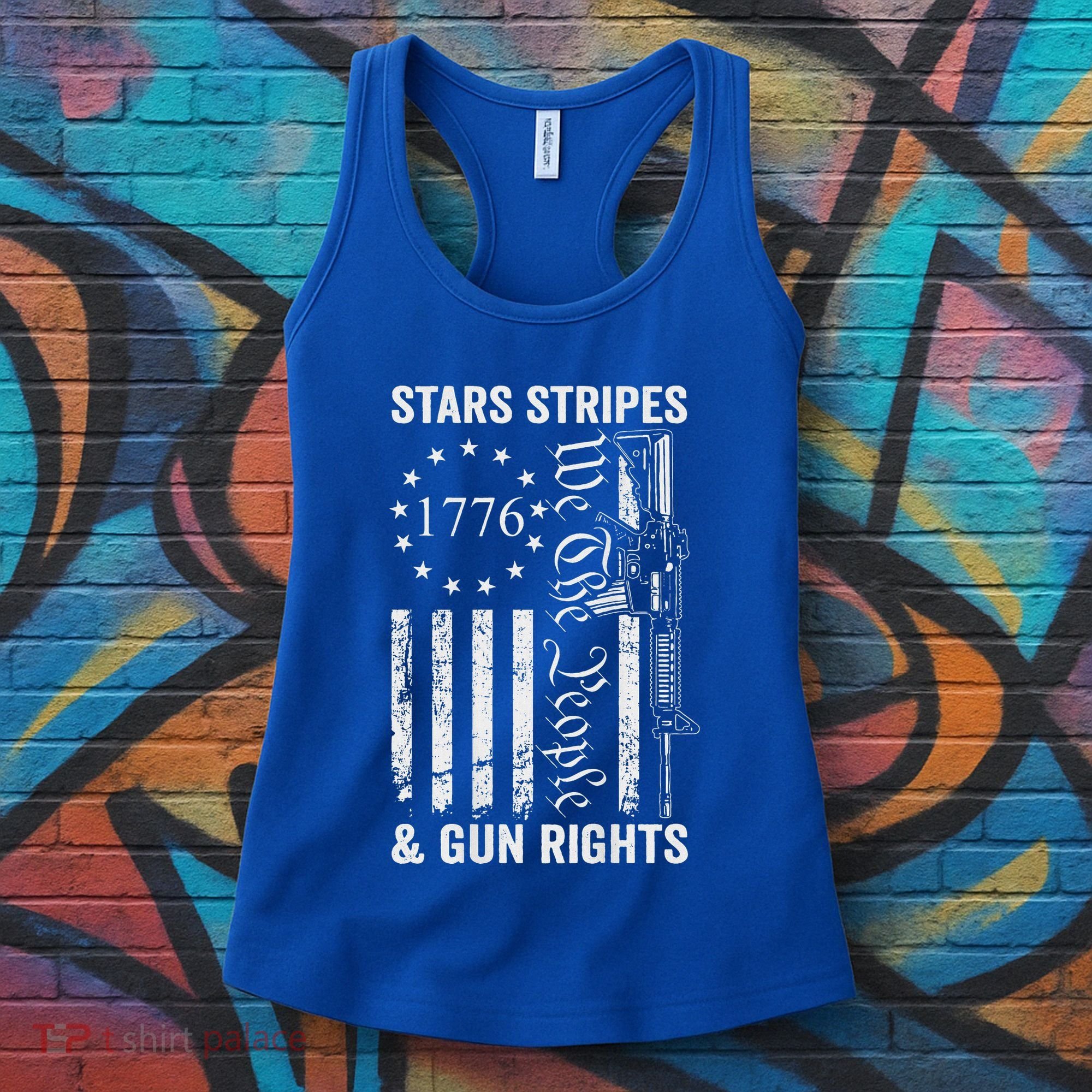 Stars Stripes And Gun Rights Pro Guns 2nd Amendment Women's Tank Top