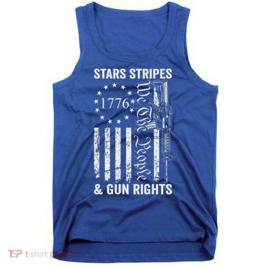 Stars Stripes And Gun Rights Pro Guns 2nd Amendment Tank Top