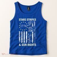 Stars Stripes And Gun Rights Pro Guns 2nd Amendment Tank Top thumb 2