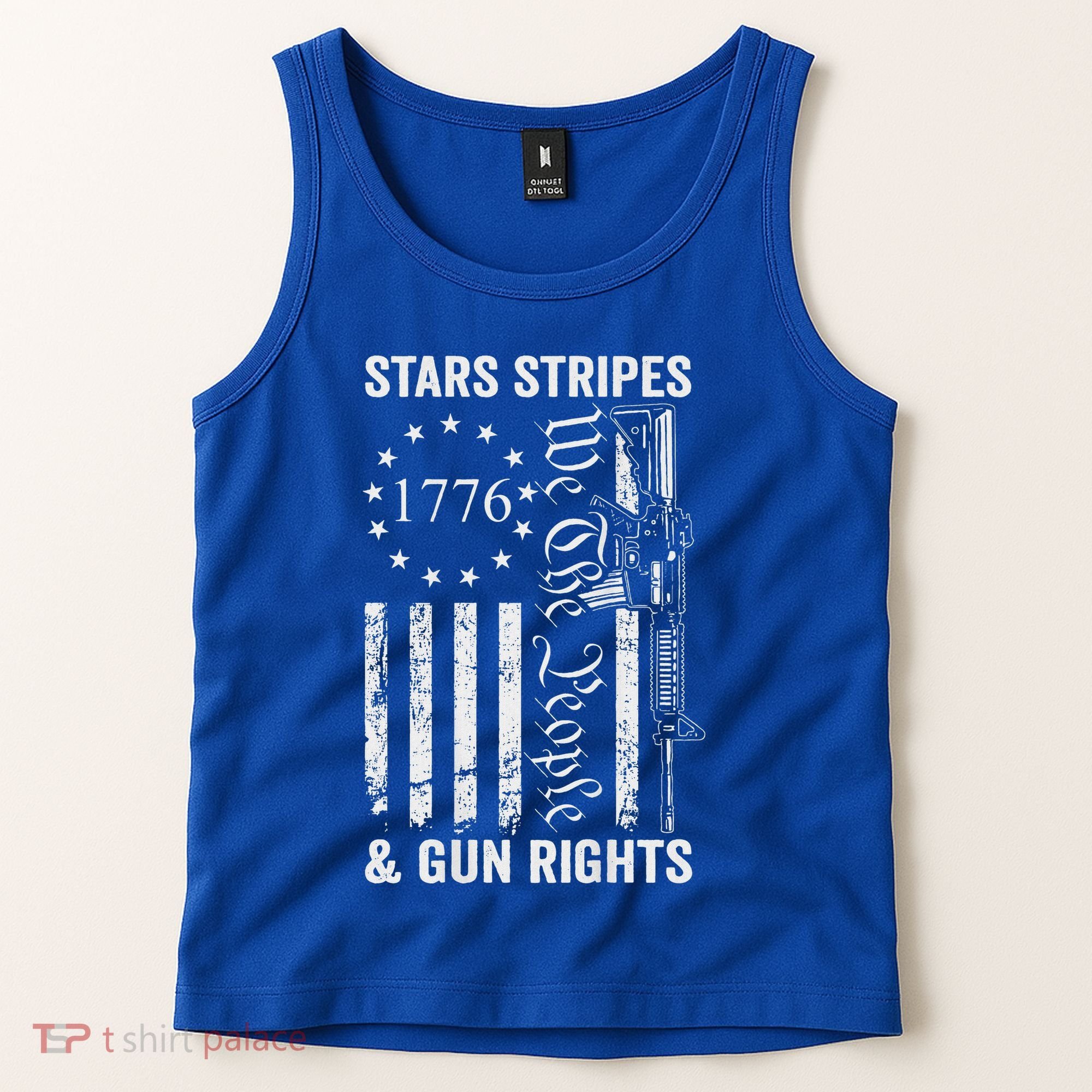 Stars Stripes And Gun Rights Pro Guns 2nd Amendment Tank Top