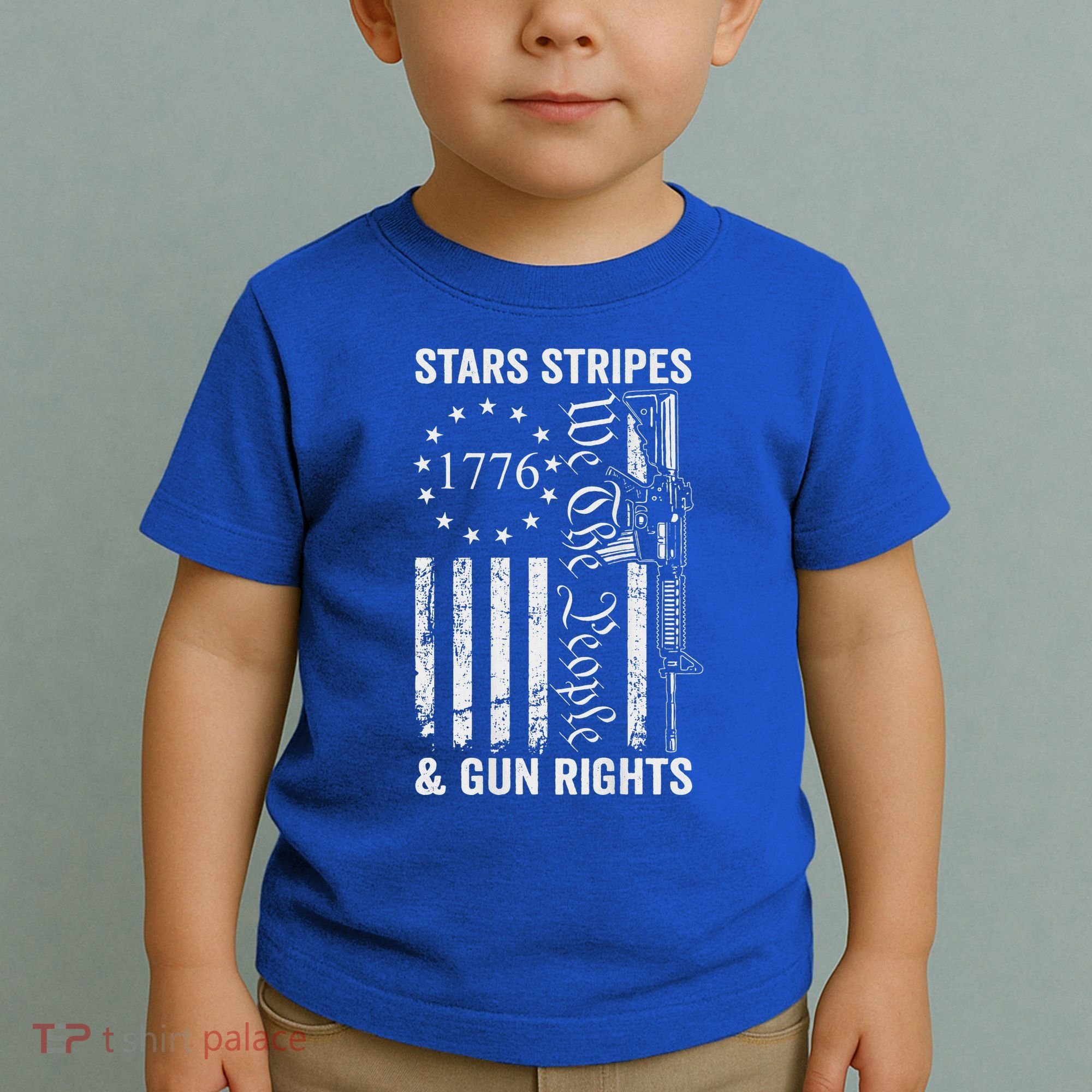 Stars Stripes And Gun Rights Pro Guns 2nd Amendment Toddler T-Shirt