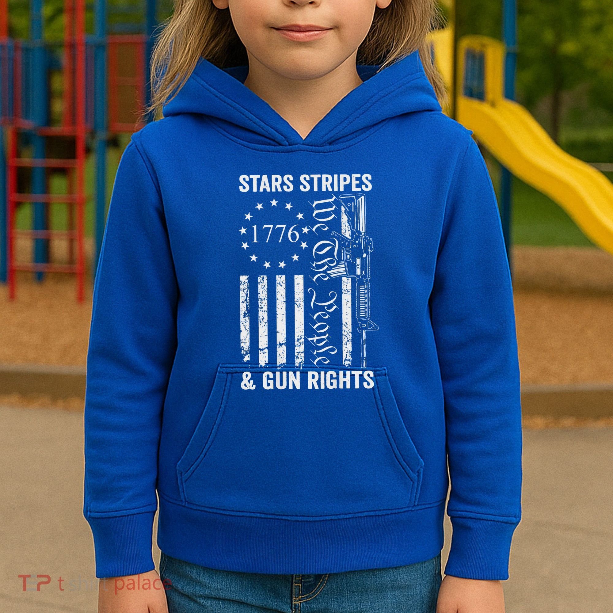 Stars Stripes And Gun Rights Pro Guns 2nd Amendment Kids Hoodie