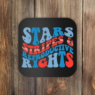 Stars Stripes And Equal Rights 4th Of July Coaster