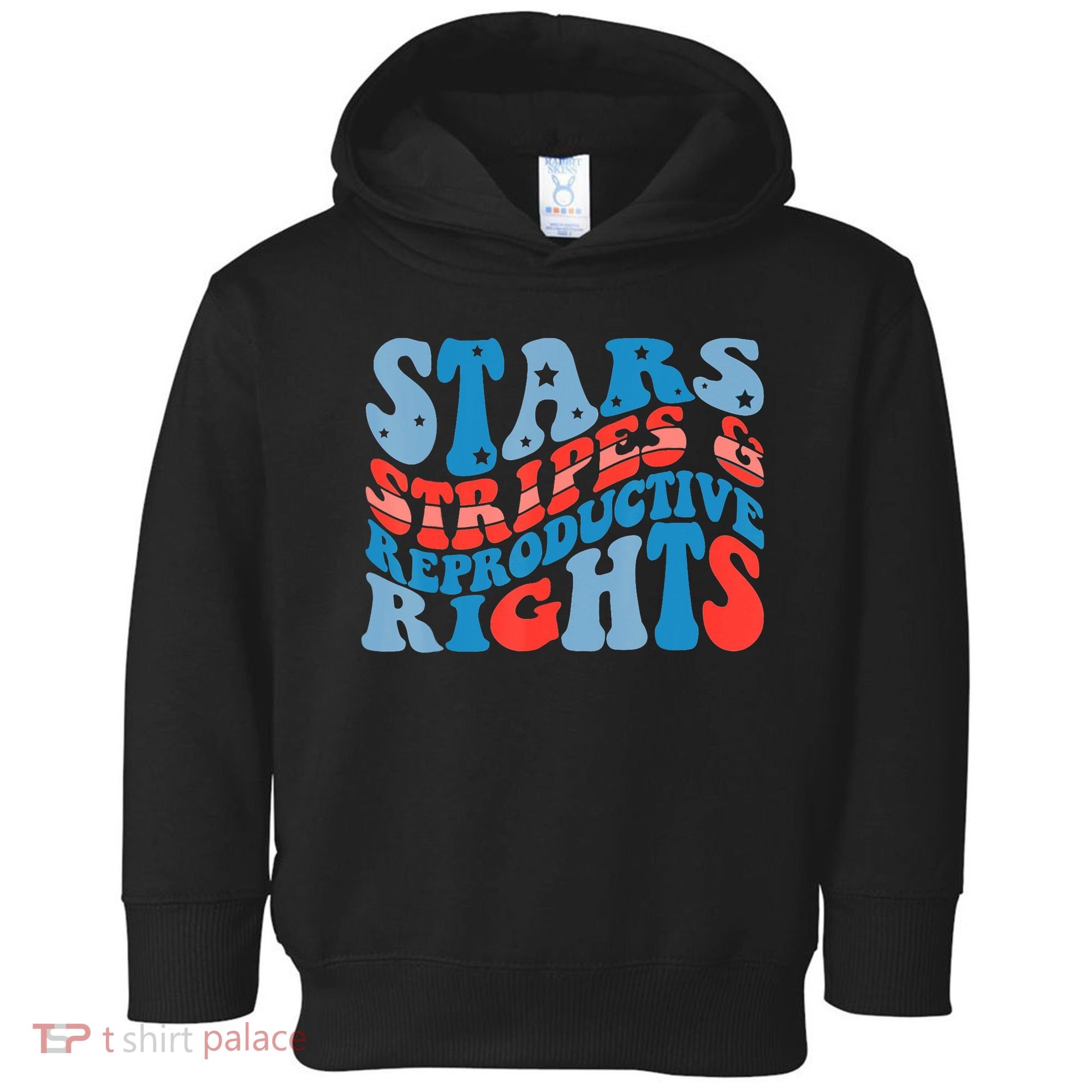 Stars Stripes And Equal Rights 4th Of July Toddler Hoodie