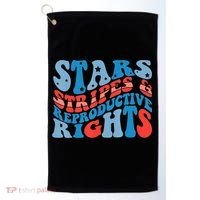 Stars Stripes And Equal Rights 4th Of July Golf Towel thumb 0