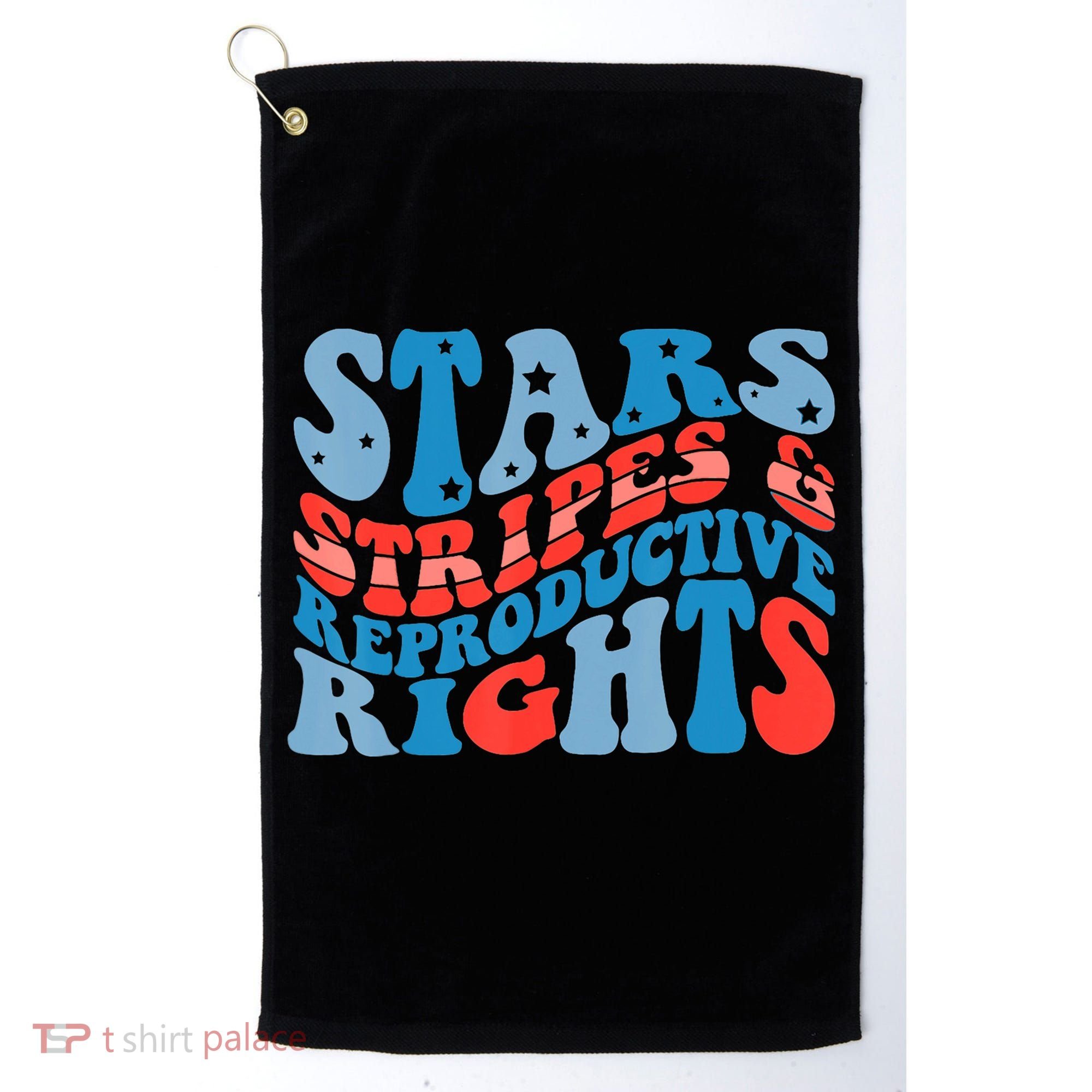Stars Stripes And Equal Rights 4th Of July Golf Towel