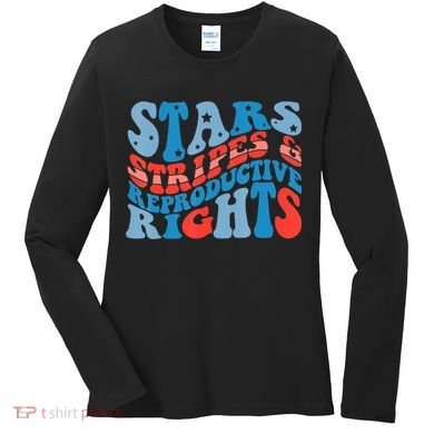Stars Stripes And Equal Rights 4th Of July Women's Long Sleeve Shirt