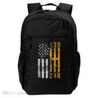Stick Shift American Flag Muscle Car Mechanic Backpack thumb 0