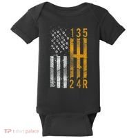 Stick Shift American Flag Muscle Car Mechanic Baby Bodysuit thumb 0