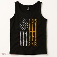 Stick Shift American Flag Muscle Car Mechanic Tank Top thumb 2