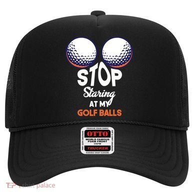 Stop Staring At My Golf Balls Cute Golfing Funny Boobs Balls Hat
