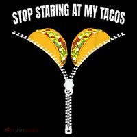 Stop Staring At My Tacos Zip Funny Sweatshirt thumb 3