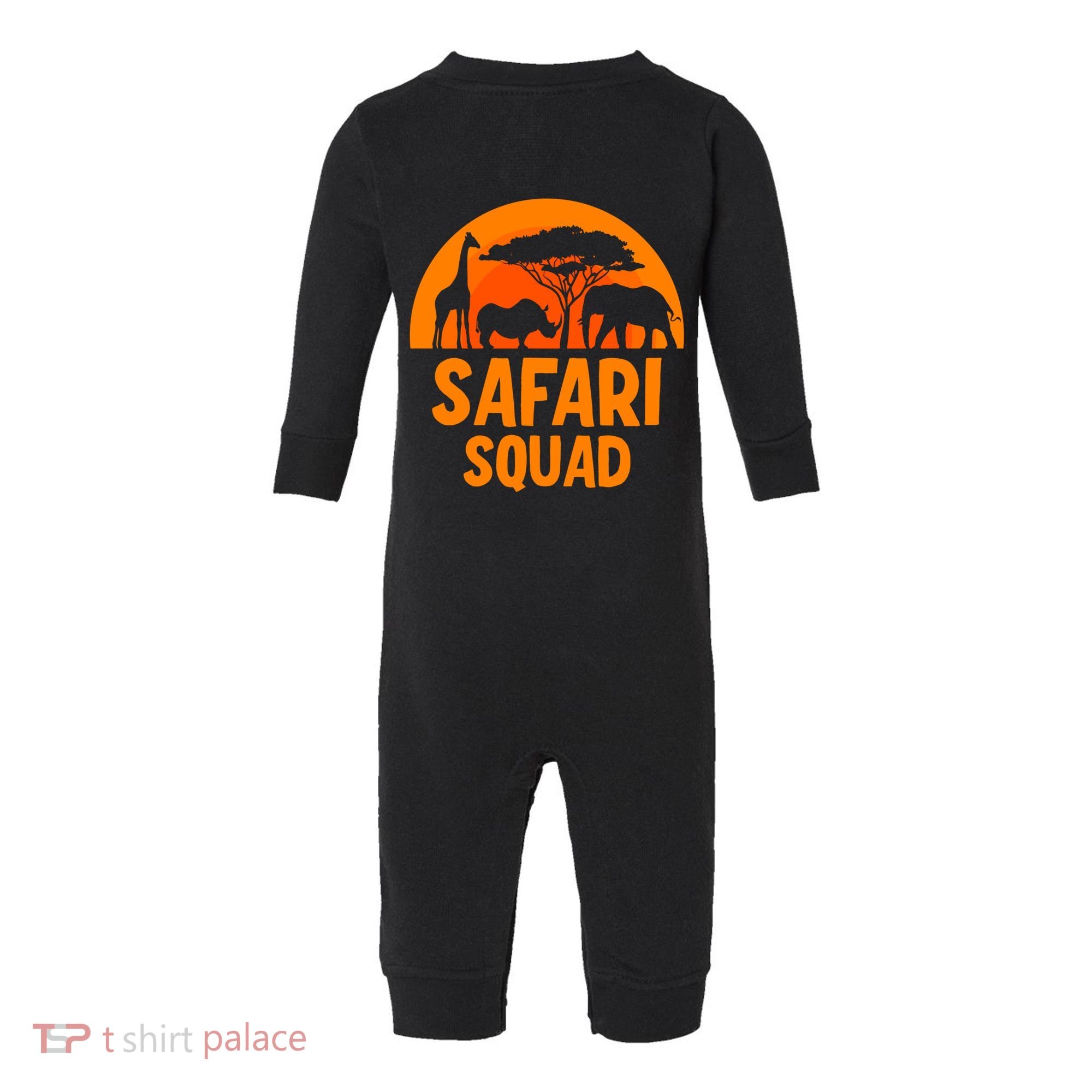 Safari Squad Africa Family Trip Gift Infant Fleece One Piece