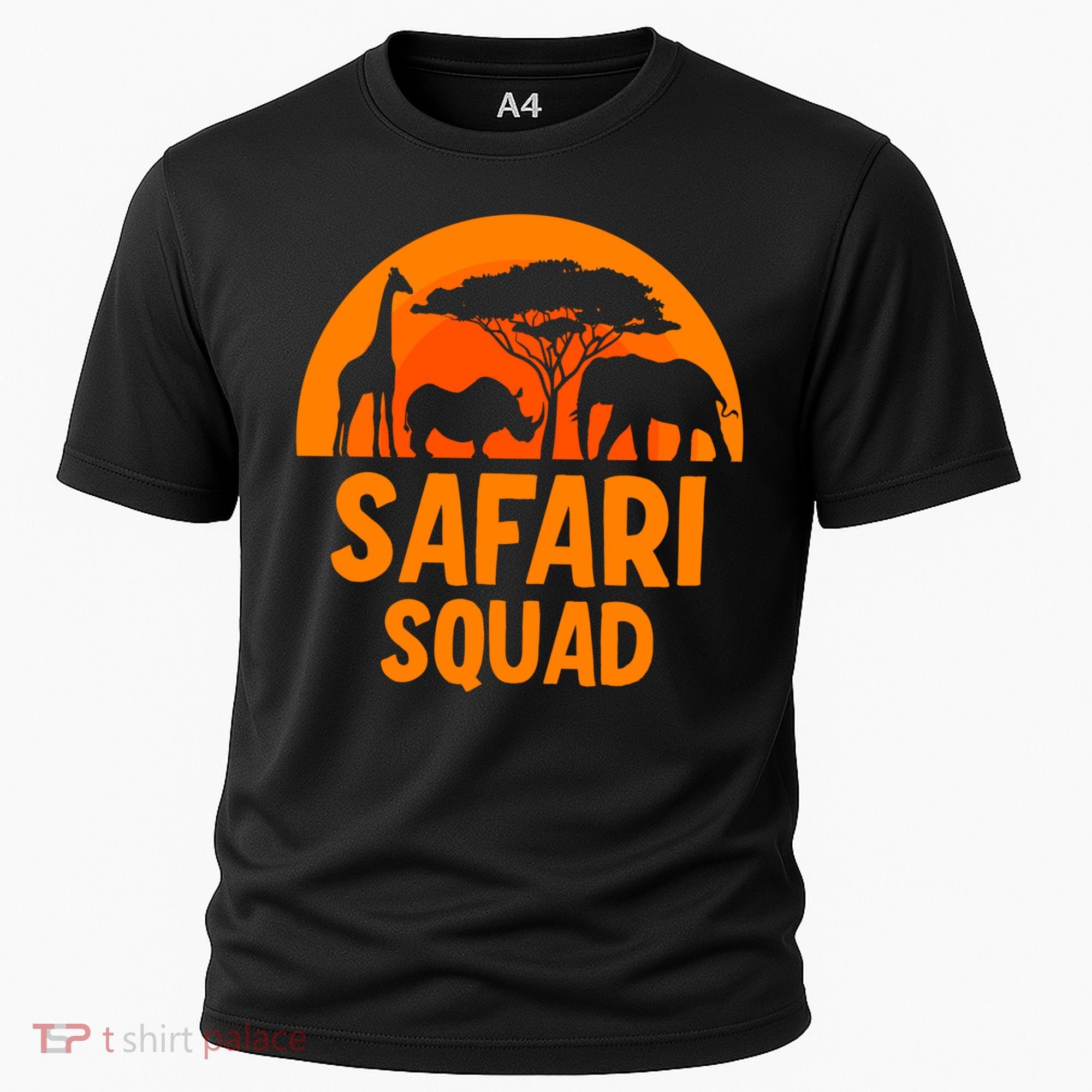 Safari Squad Africa Family Trip Gift Cooling Performance Crew T-Shirt