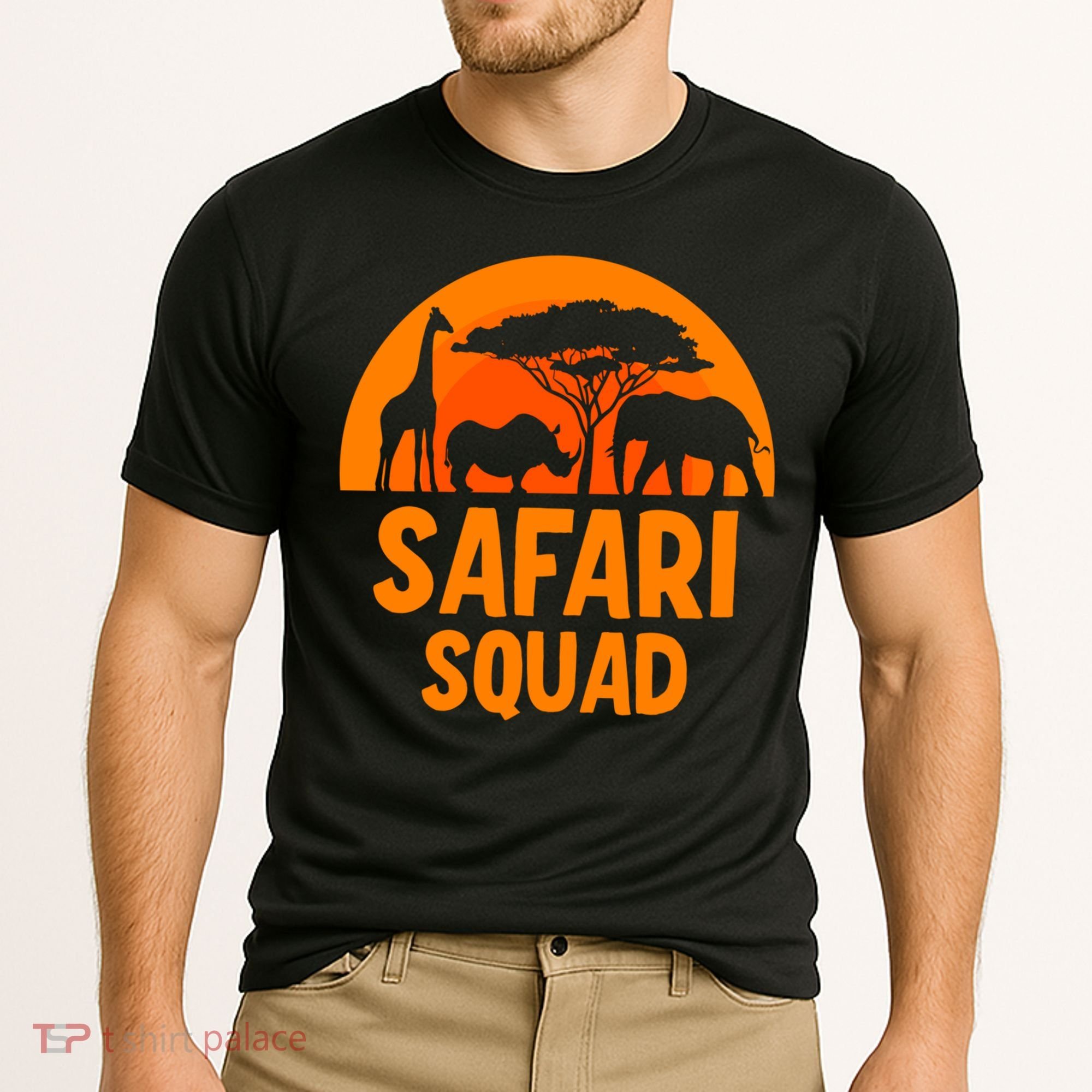 Safari Squad Africa Family Trip Gift Cooling Performance Crew T-Shirt