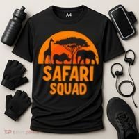 Safari Squad Africa Family Trip Gift Cooling Performance Crew T-Shirt thumb 3