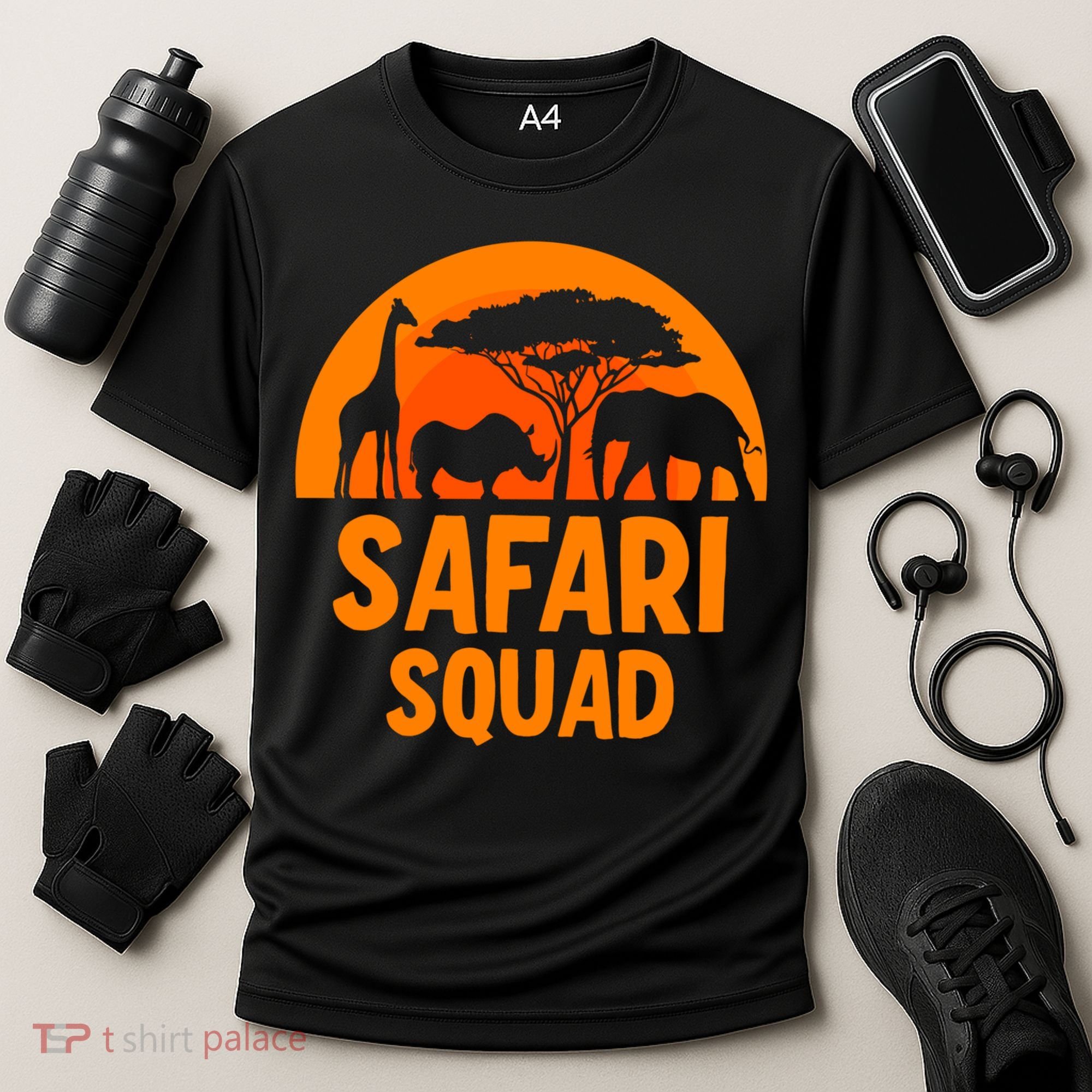 Safari Squad Africa Family Trip Gift Cooling Performance Crew T-Shirt