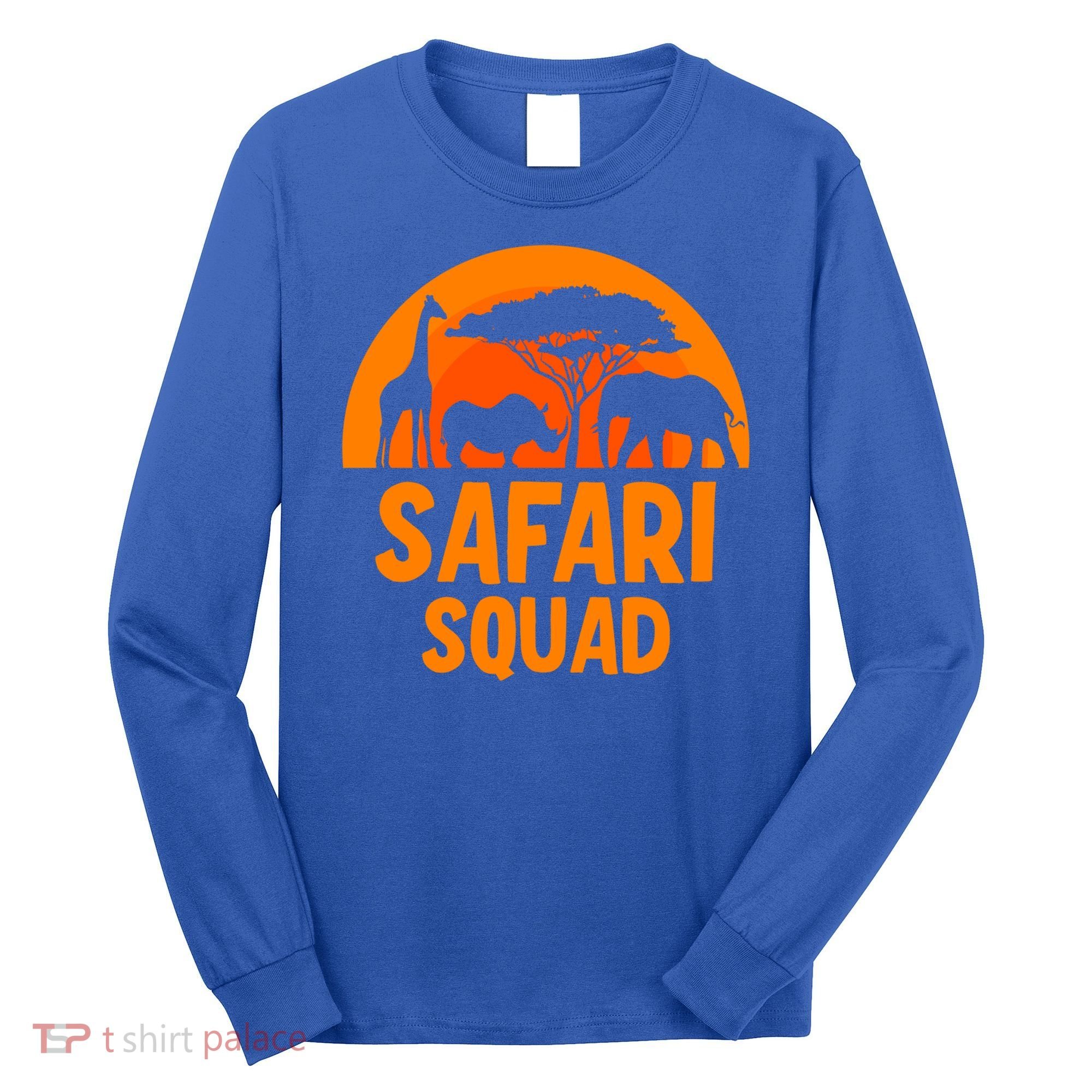 Safari Squad Africa Family Trip Gift Long Sleeve Shirt