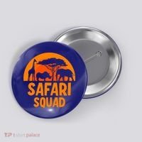 Safari Squad Africa Family Trip Gift Button thumb 0