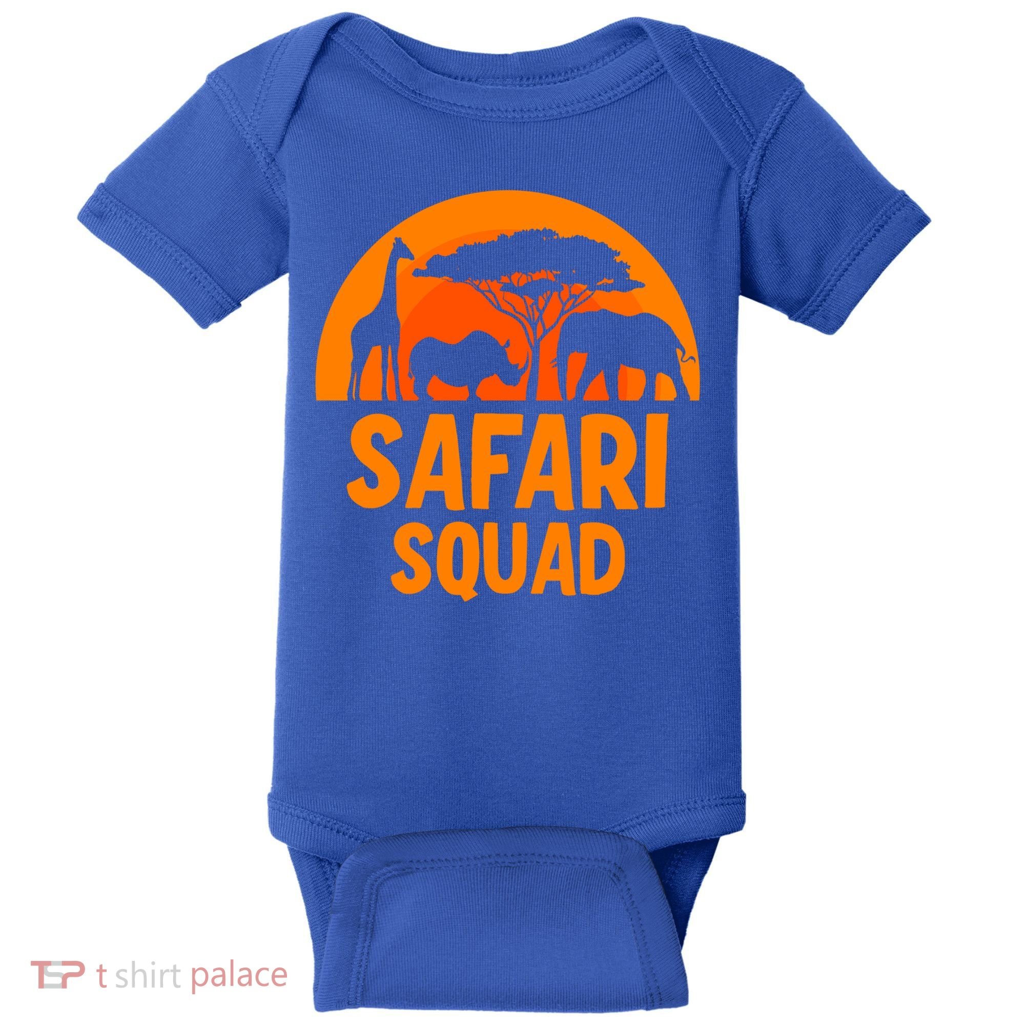 Safari Squad Africa Family Trip Gift Baby Bodysuit