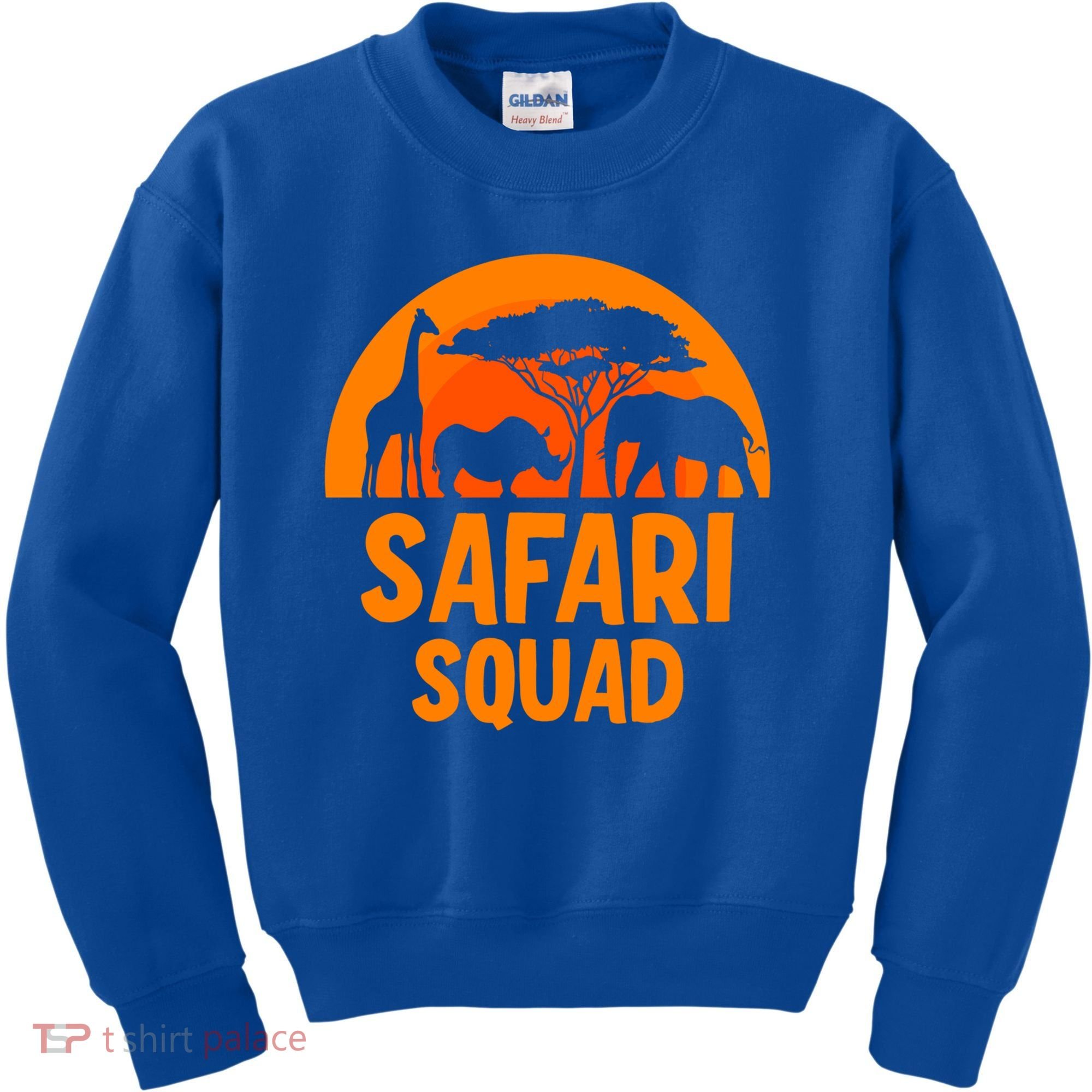 Safari Squad Africa Family Trip Gift Kids Sweatshirt
