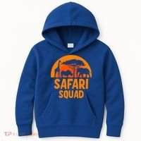 Safari Squad Africa Family Trip Gift Kids Hoodie thumb 0