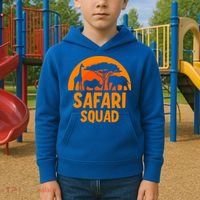 Safari Squad Africa Family Trip Gift Kids Hoodie thumb 2