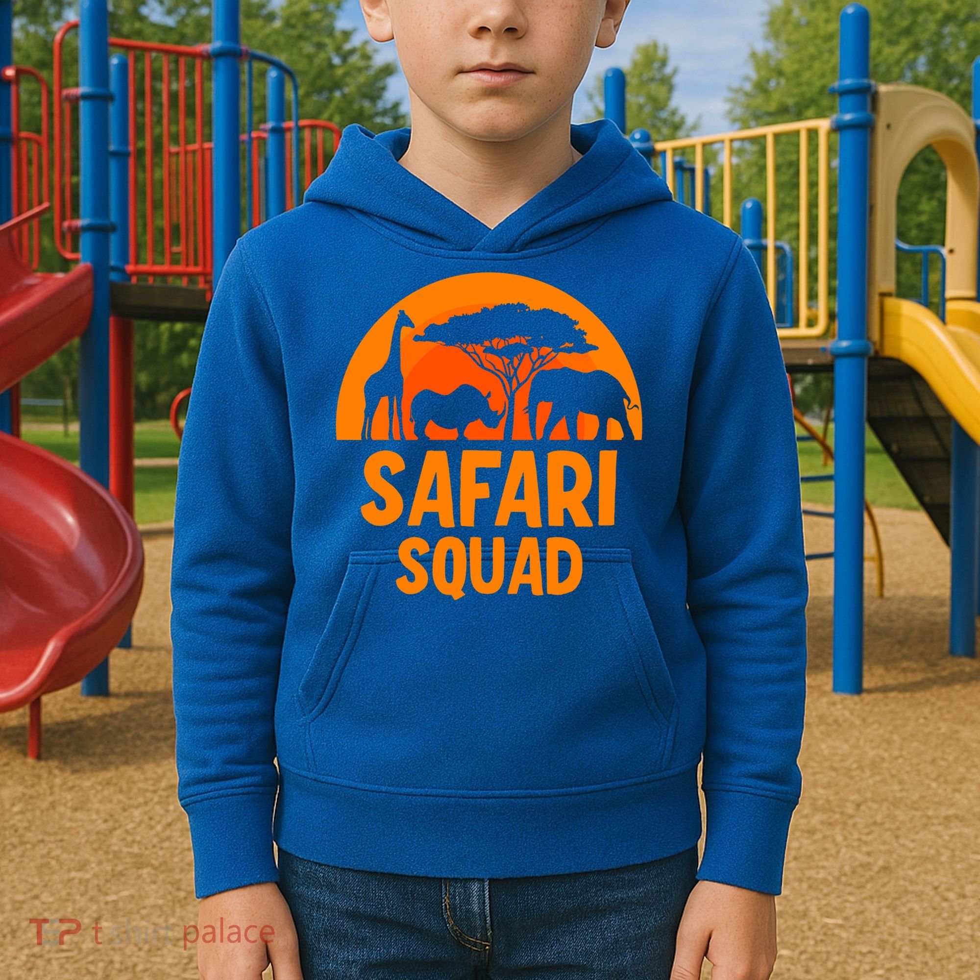 Safari Squad Africa Family Trip Gift Kids Hoodie