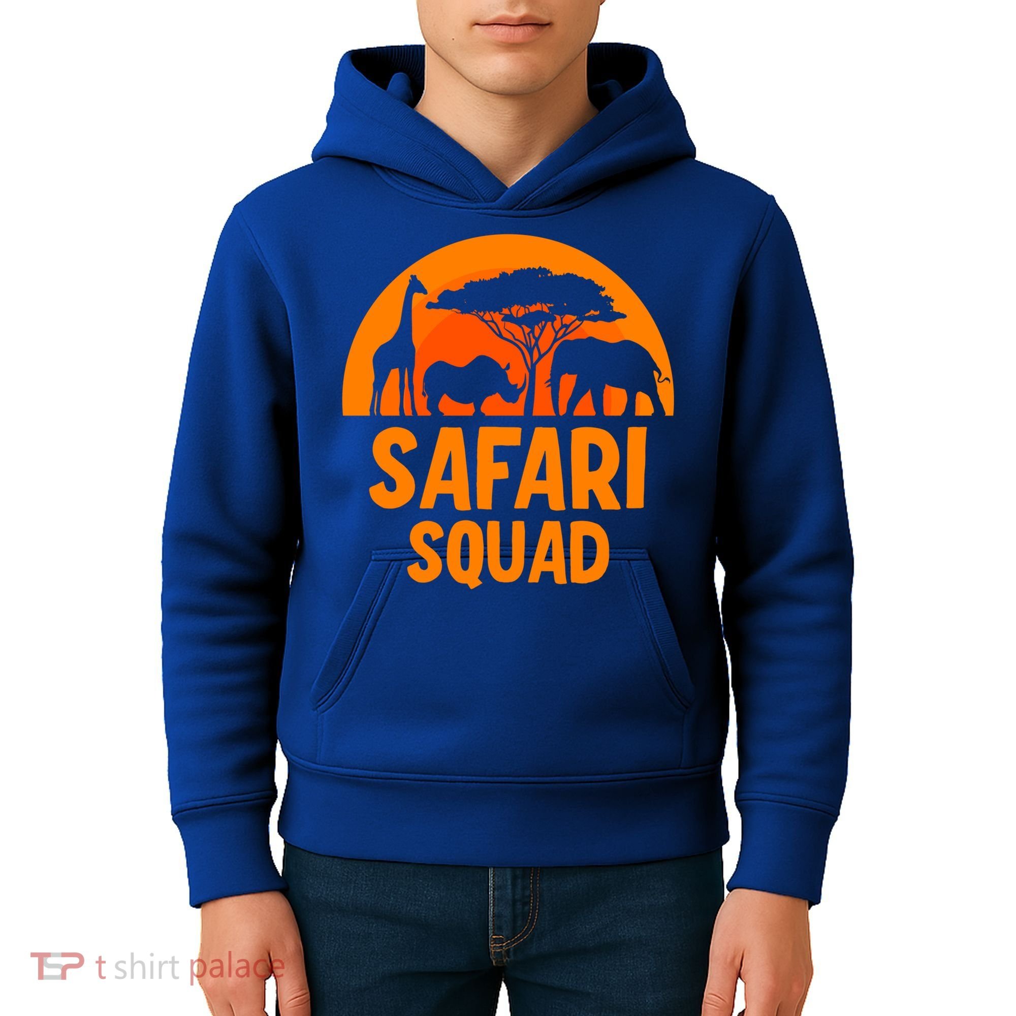 Safari Squad Africa Family Trip Gift Kids Hoodie