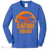 Safari Squad Africa Family Trip Gift Kids Long Sleeve Shirt thumb 0