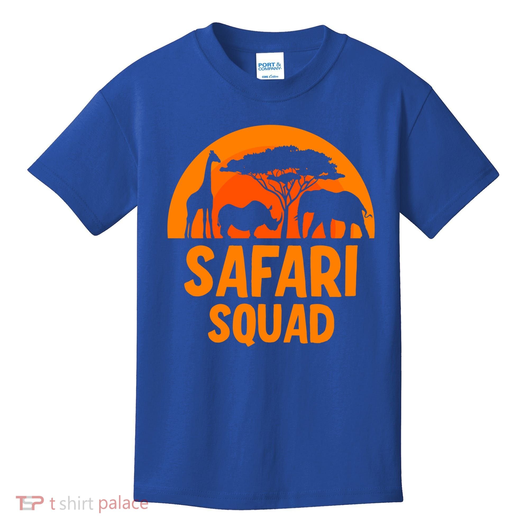 Safari Squad Africa Family Trip Gift Kids T-Shirt