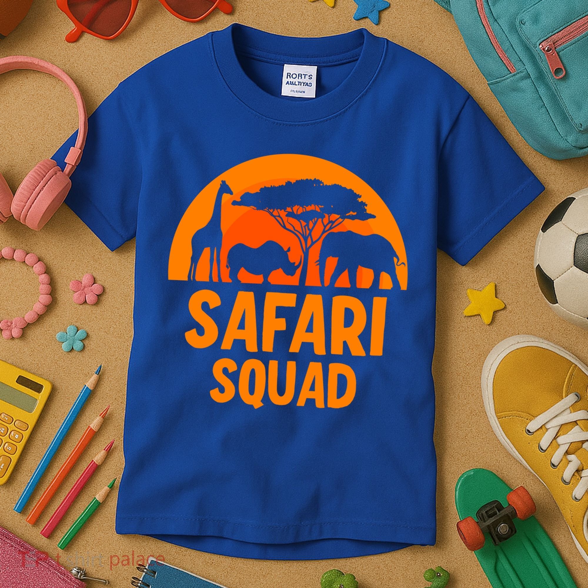 Safari Squad Africa Family Trip Gift Kids T-Shirt