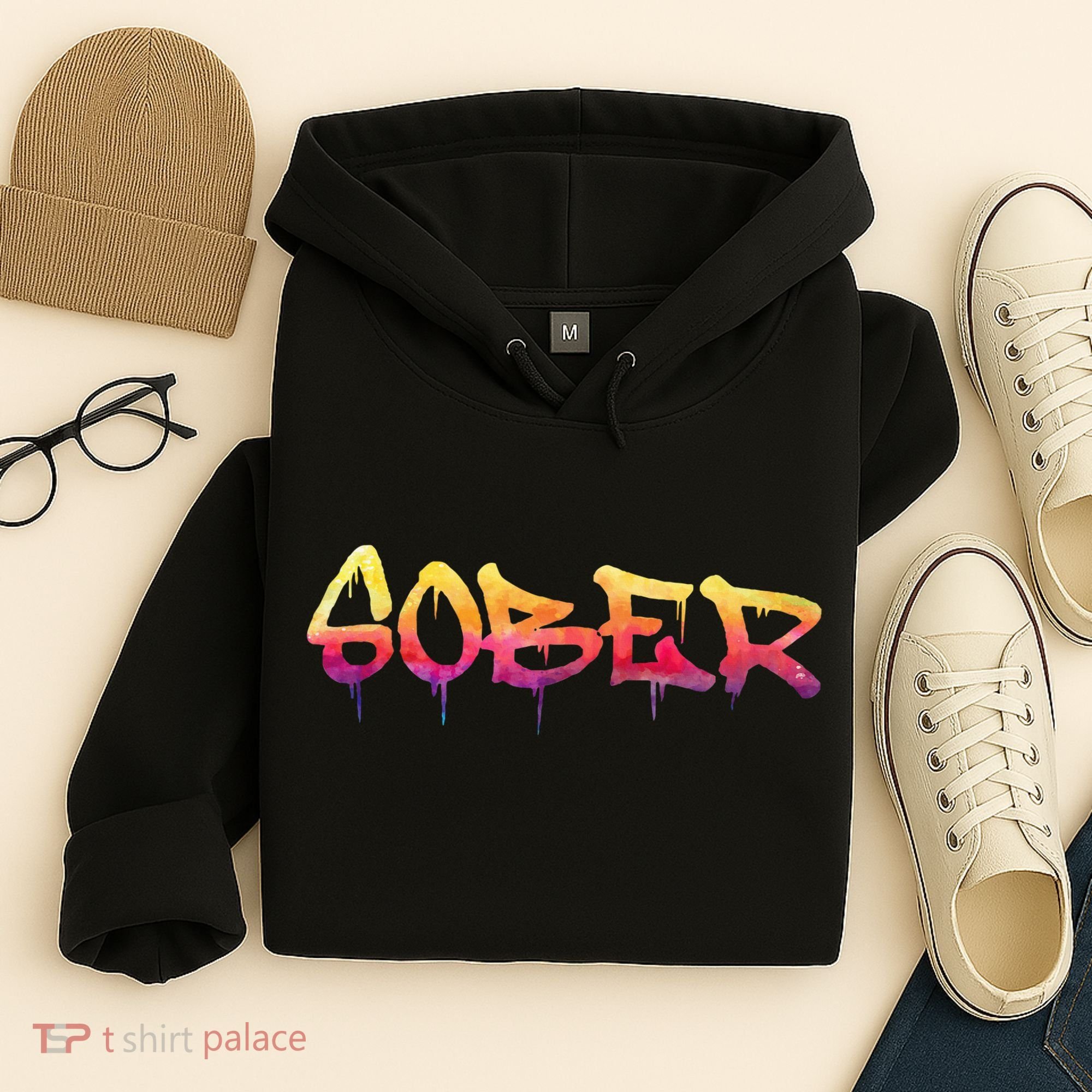 Sober Sobriety Anniversary Recovery Sober Aa Na Hoodie