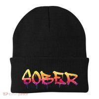 Sober Sobriety Anniversary Recovery Sober Aa Na Beanie thumb 0