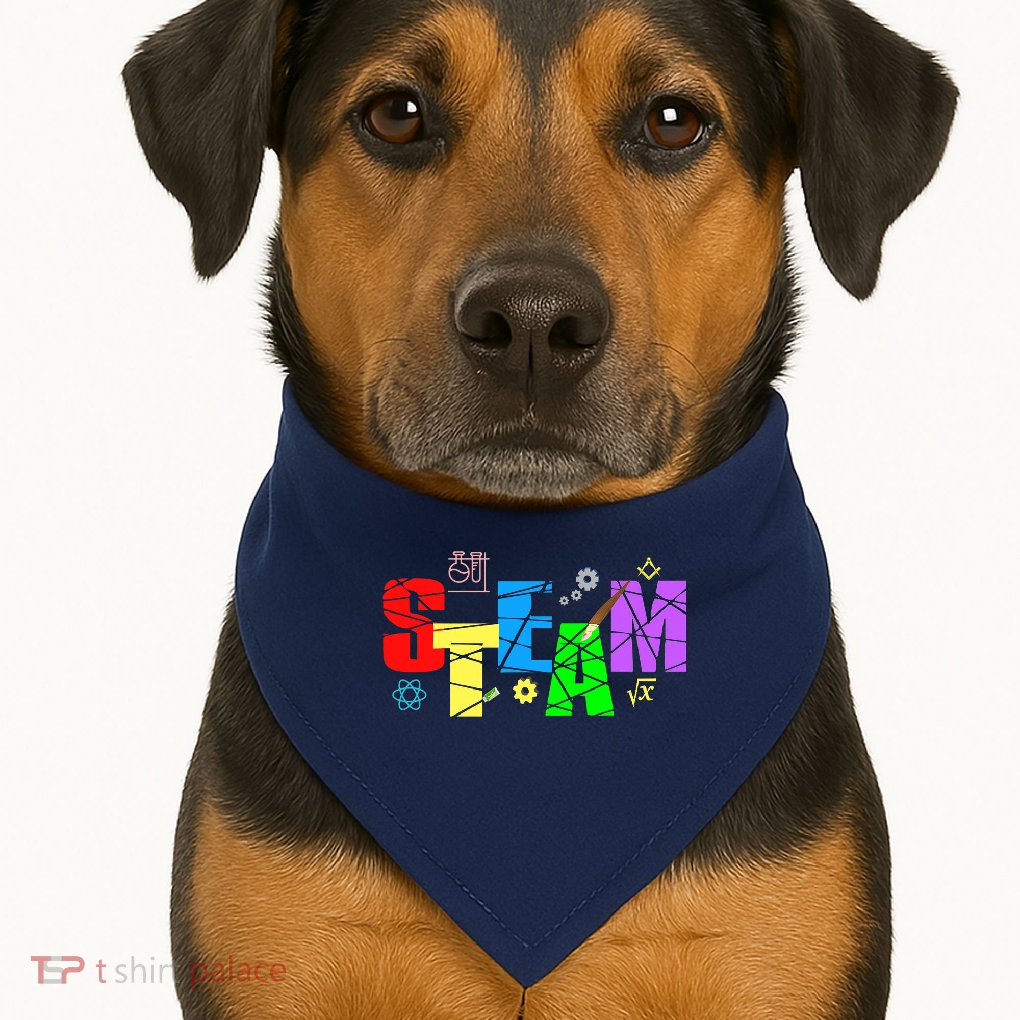 STEAM Science and Art STEM Creativity Maker USA-Made Doggie Bandana