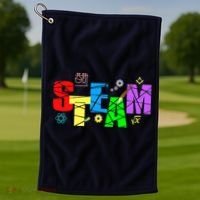 STEAM Science and Art STEM Creativity Maker Golf Towel thumb 1