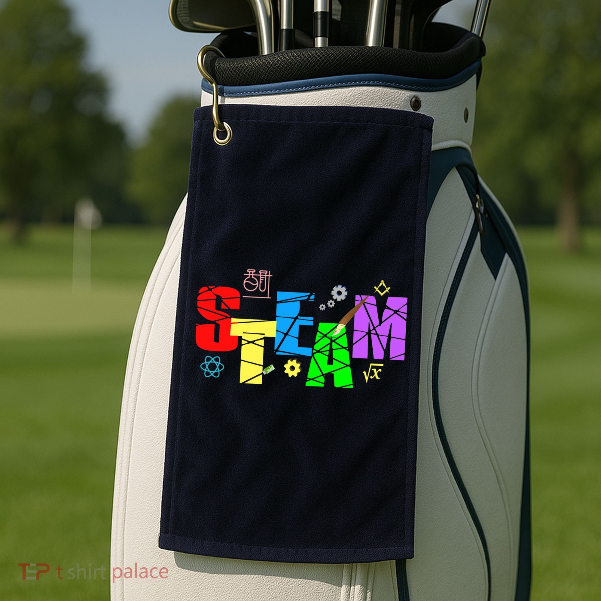 STEAM Science and Art STEM Creativity Maker Golf Towel