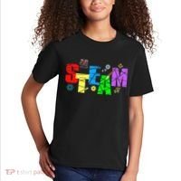 STEAM Science and Art STEM Creativity Maker Kids T-Shirt thumb 2