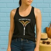 Stop Staring At My Tacos Tacos Lover Classic Women's Tank Top thumb 2