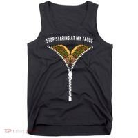 Stop Staring At My Tacos Tacos Lover Classic Tank Top thumb 0