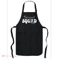 Support Squad ALS Awareness Blue & White Ribbon Apron thumb 0