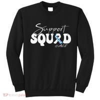 Support Squad ALS Awareness Blue & White Ribbon Sweatshirt thumb 0
