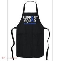 Support Squad Als Awareness Month Blue Ribbon Support Team Apron thumb 0