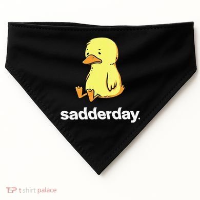 Sadderday Sad As Duck USA-Made Doggie Bandana