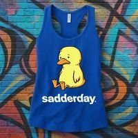 Sadderday Sad As Duck Women's Tank Top thumb 3