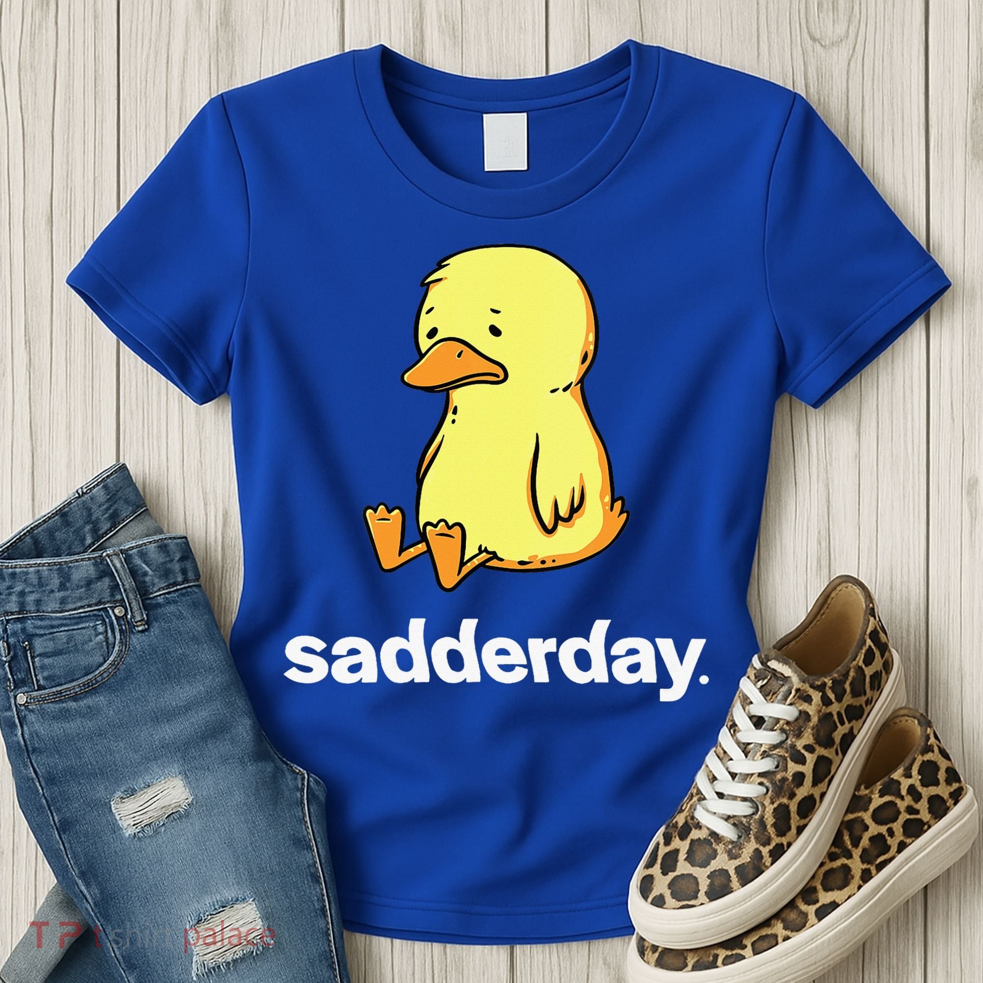 Sadderday Sad As Duck Women's T-Shirt