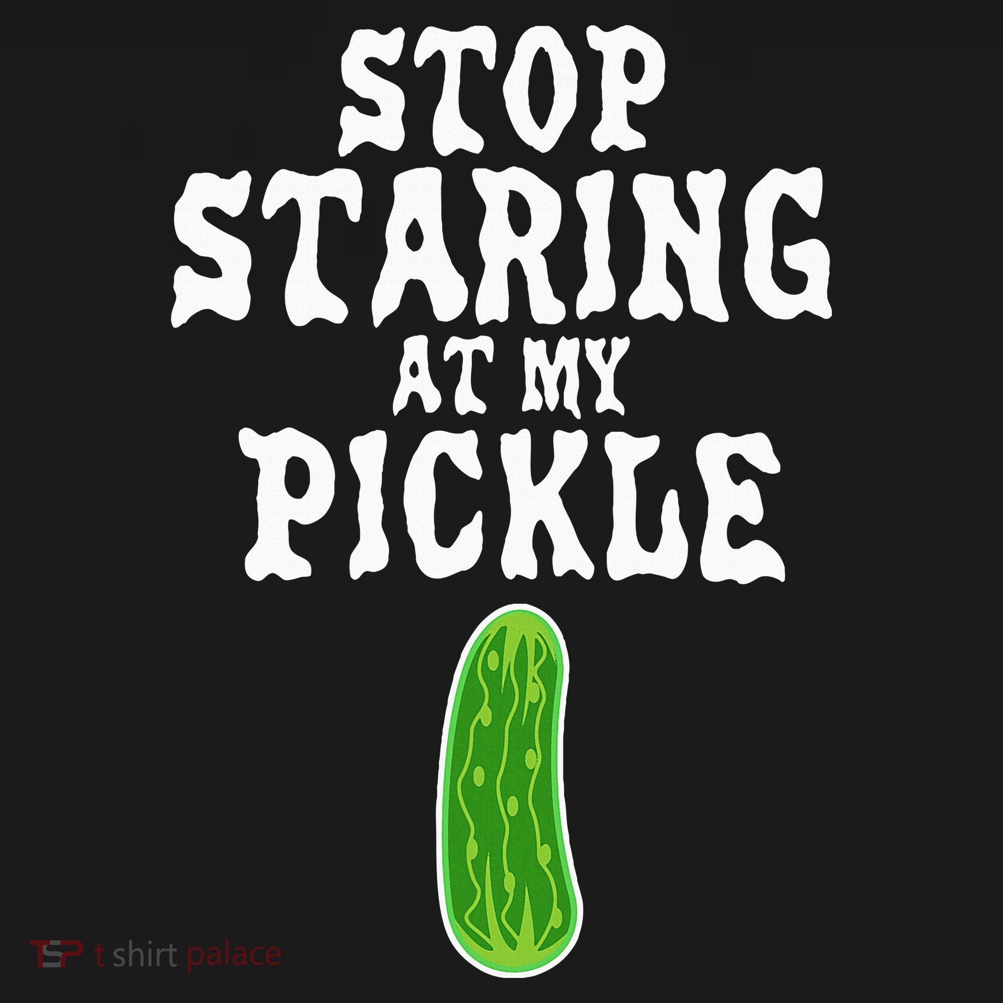 Stop Staring At My Pickle Costume Funny Easy Halloween Gift Women's Tank Top