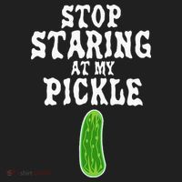 Stop Staring At My Pickle Costume Funny Easy Halloween Gift Hat thumb 2