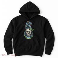 Snake Skull And Dagger Tattoo Hoodie thumb 0